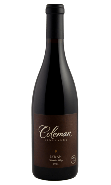 2016 Syrah wine bottle