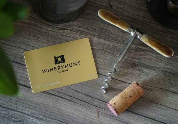 Oregon Winery Hunt card