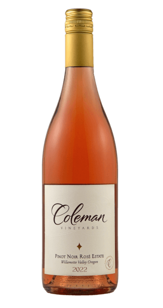 2022 Estate Rose wine bottle